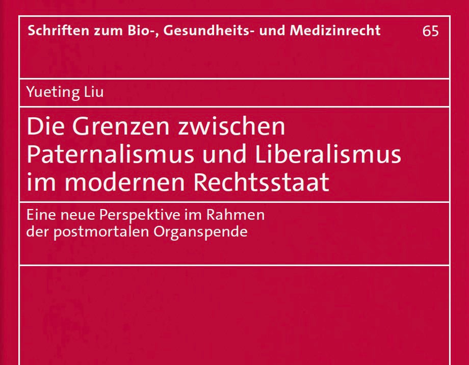 Die neue wissenschaftliche Monographie von Professor Yueting Liu